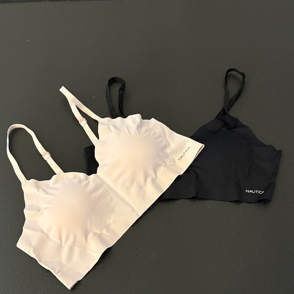 Nautica Women's Seamless Wirefree Bralette Duo-M - Picture 2 of 5